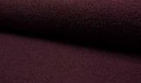 Double Sided Cotton TERRY TOWELLING Fabric Material - BURGUNDY